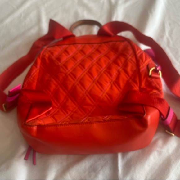 Tory Burch Vibrant Red/Orange Quilted Backpack main image 4